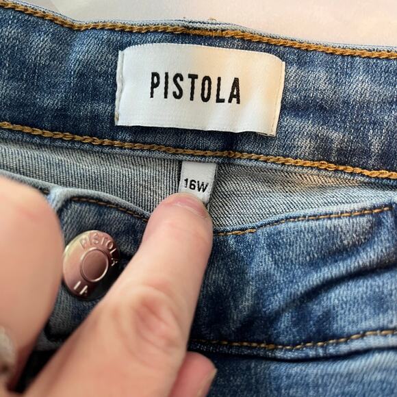 Pistola Revolve 16W Soft Stretch Crop Cotton Rayon Polyester Lycra Straight Cut - Picture 7 of 10